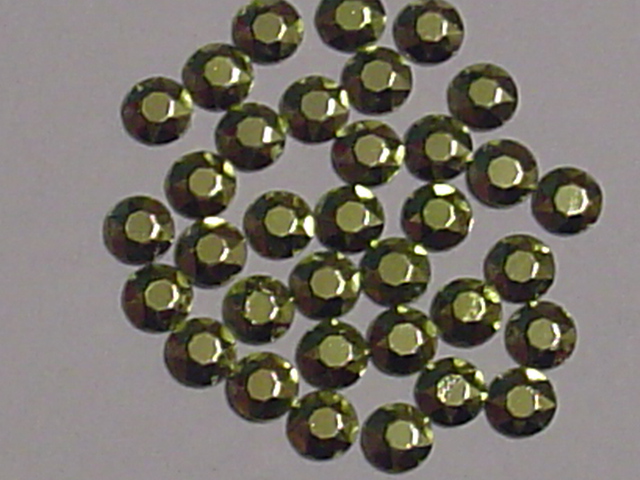 1 Gross 4mm RHINESTUD LIME NAILHEAD HOTFIX